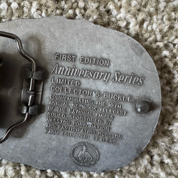 Hesston NFR 25th Anniversary Belt Buckle - Picture 6 of 14